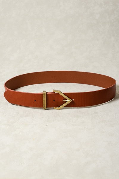 Diamond Pointed Buckle Belt