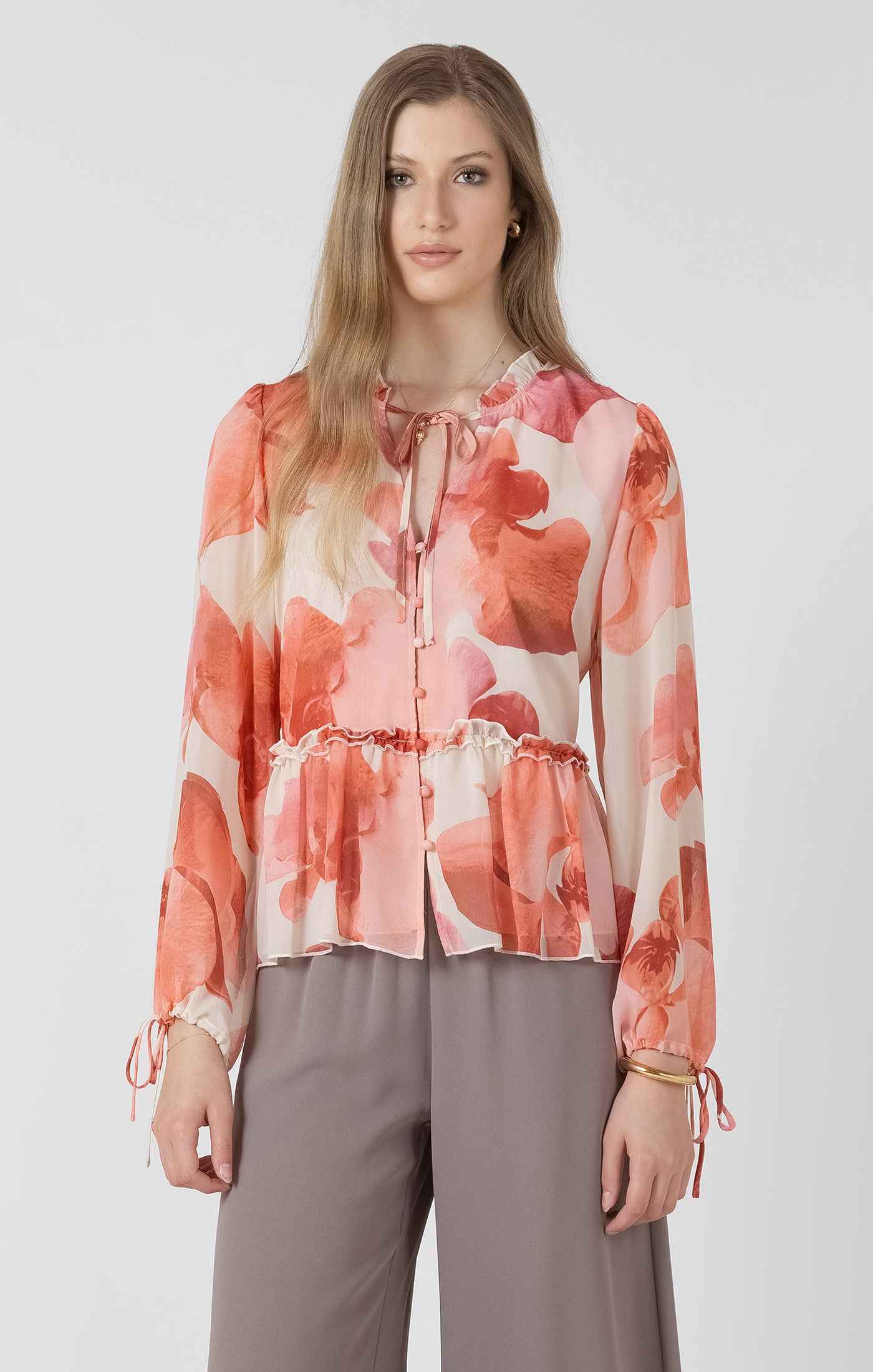 Eliana Peplum Blouse