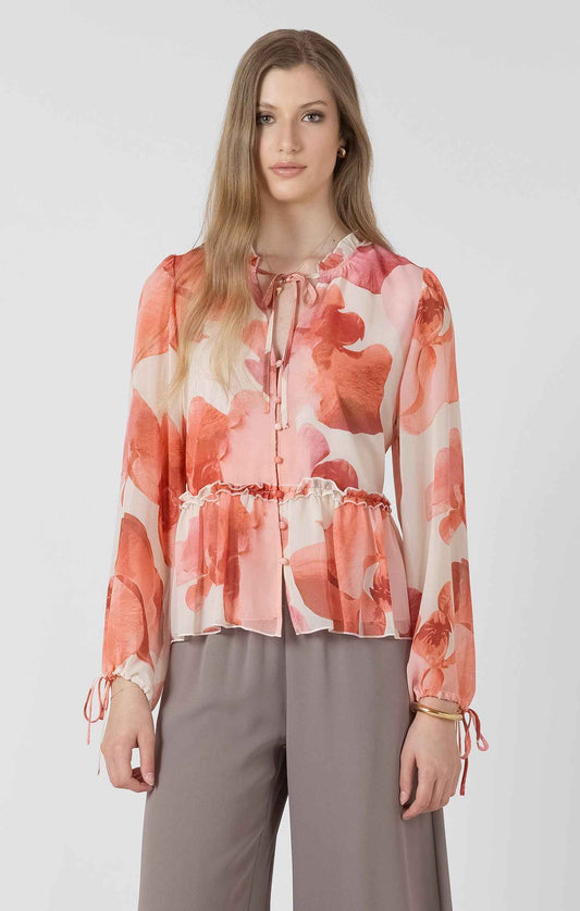 Eliana Peplum Blouse