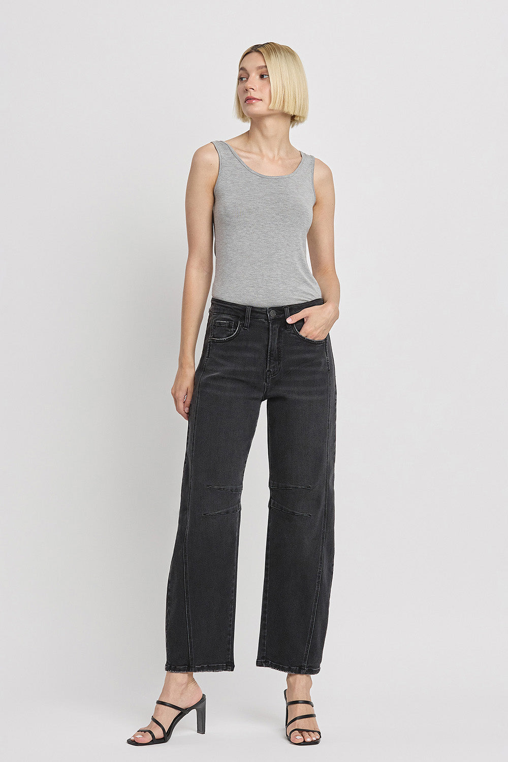 Hayes Barrel Leg Jeans - Straight & Arrow Boutique