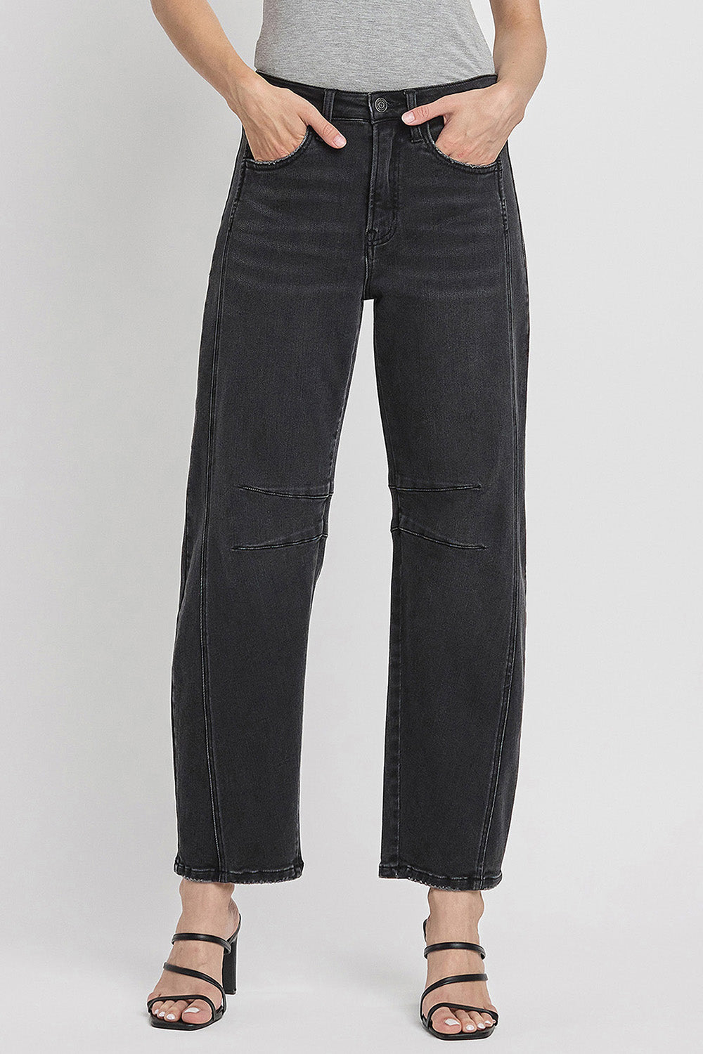 Hayes Barrel Leg Jeans - Straight & Arrow Boutique