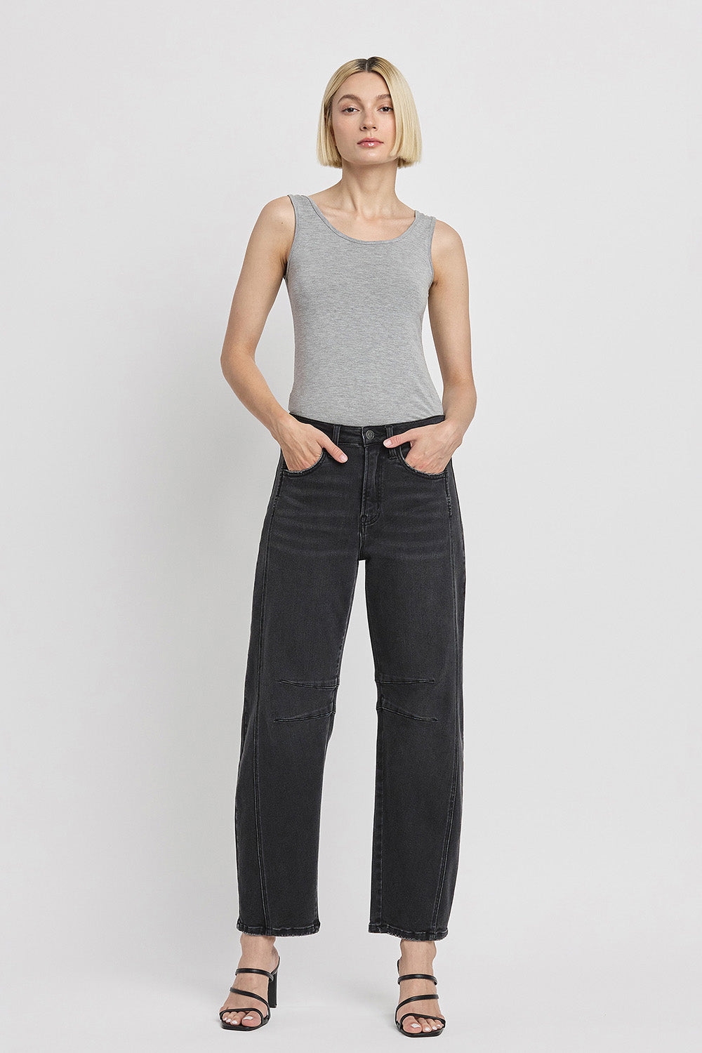 Hayes Barrel Leg Jeans - Straight & Arrow Boutique