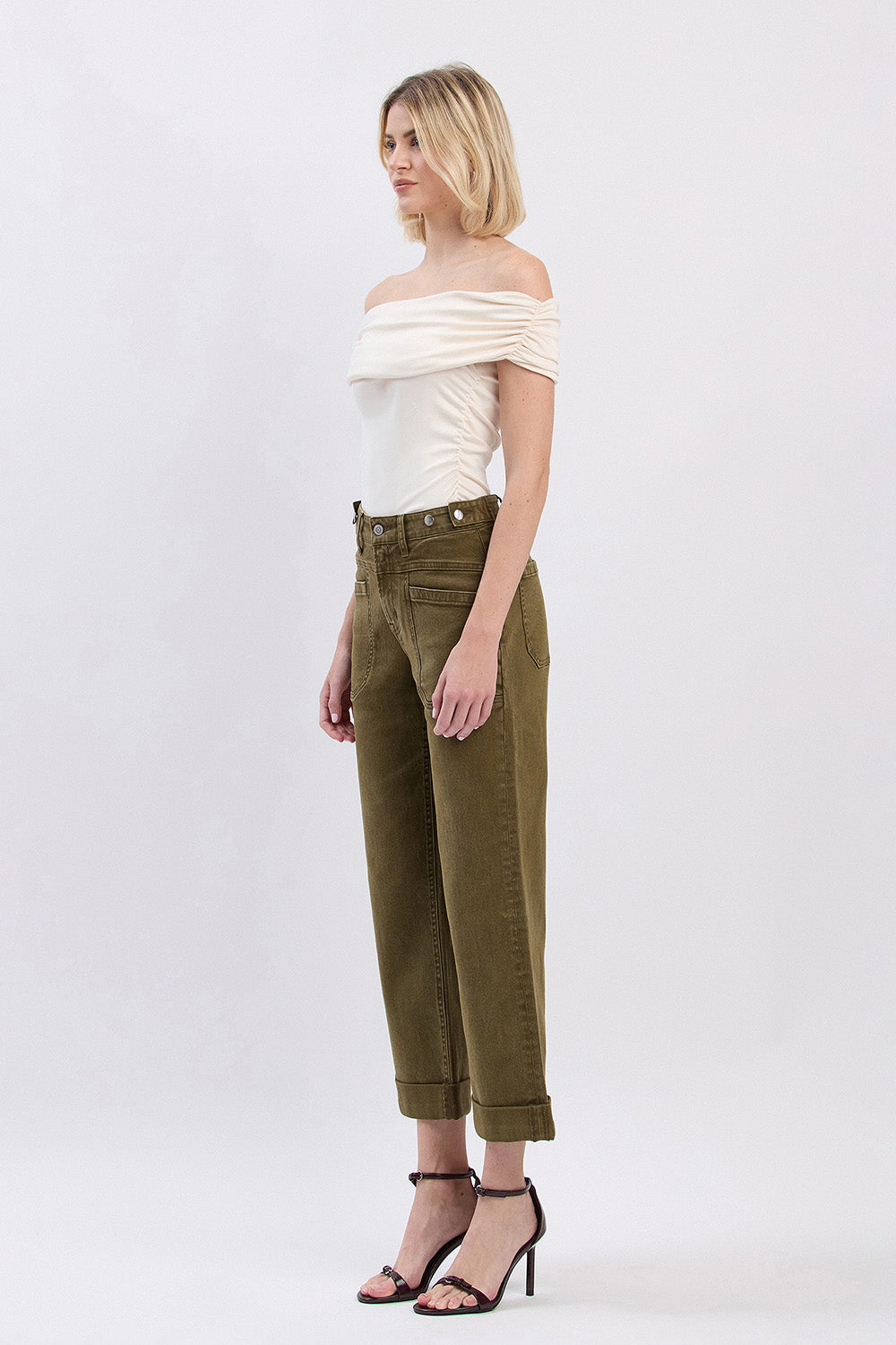 Carson Cuffed Slim Jeans - Straight & Arrow Boutique