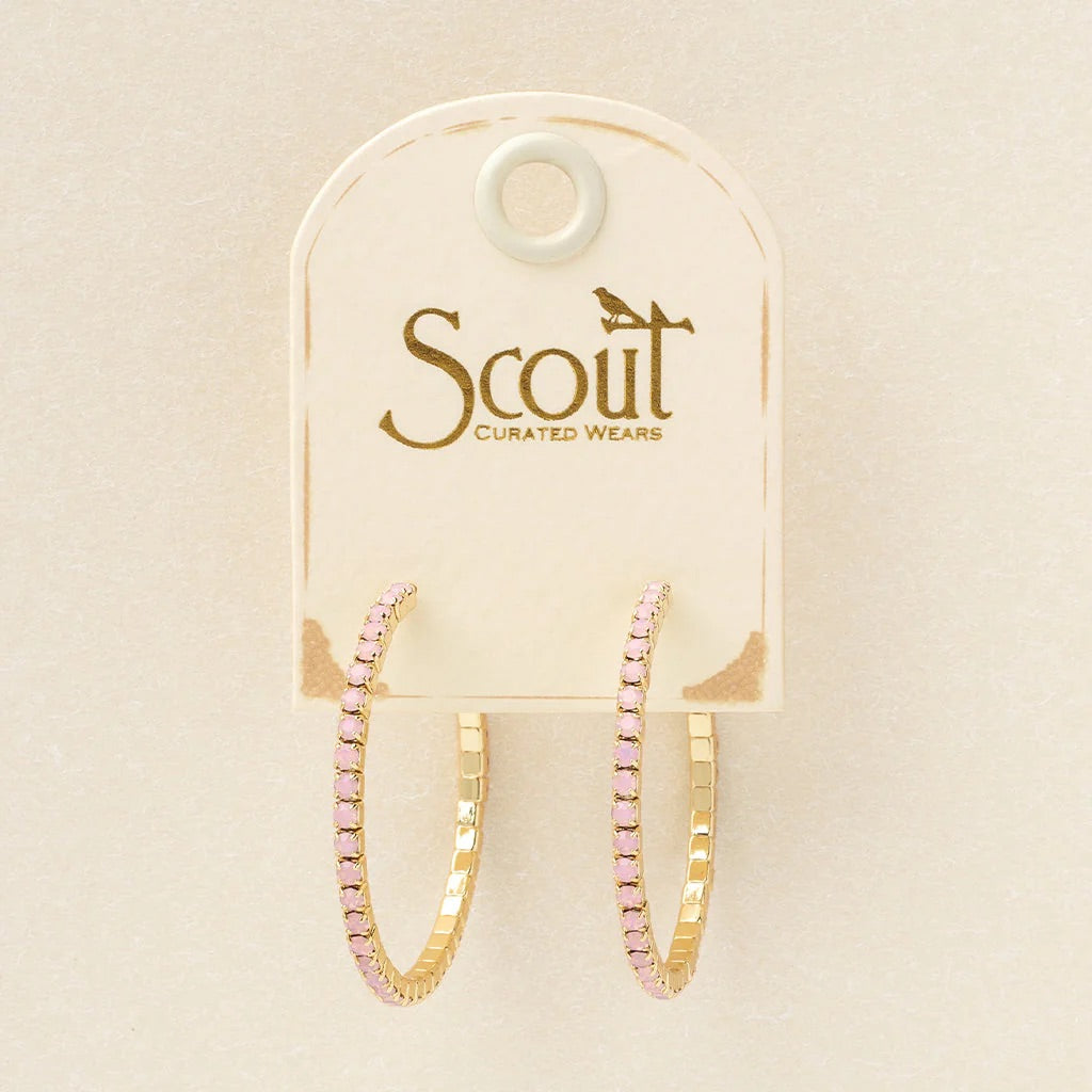 Sparkle & Shine Hoop Earring