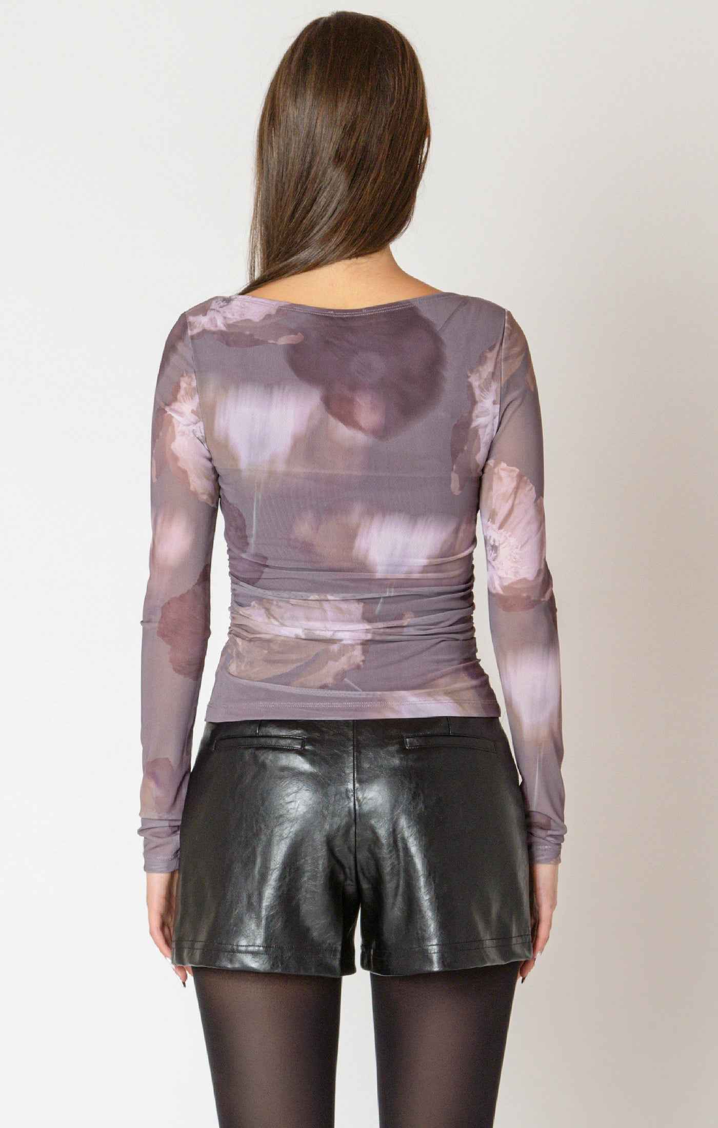 Maeve Floral Mesh Top