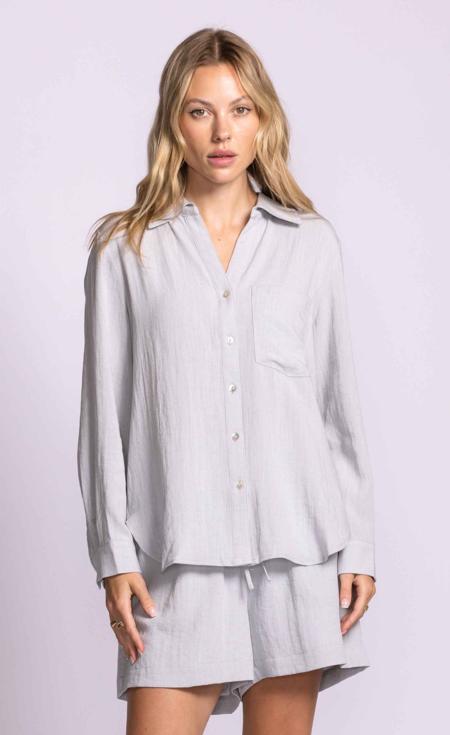 Francis Button Down Top