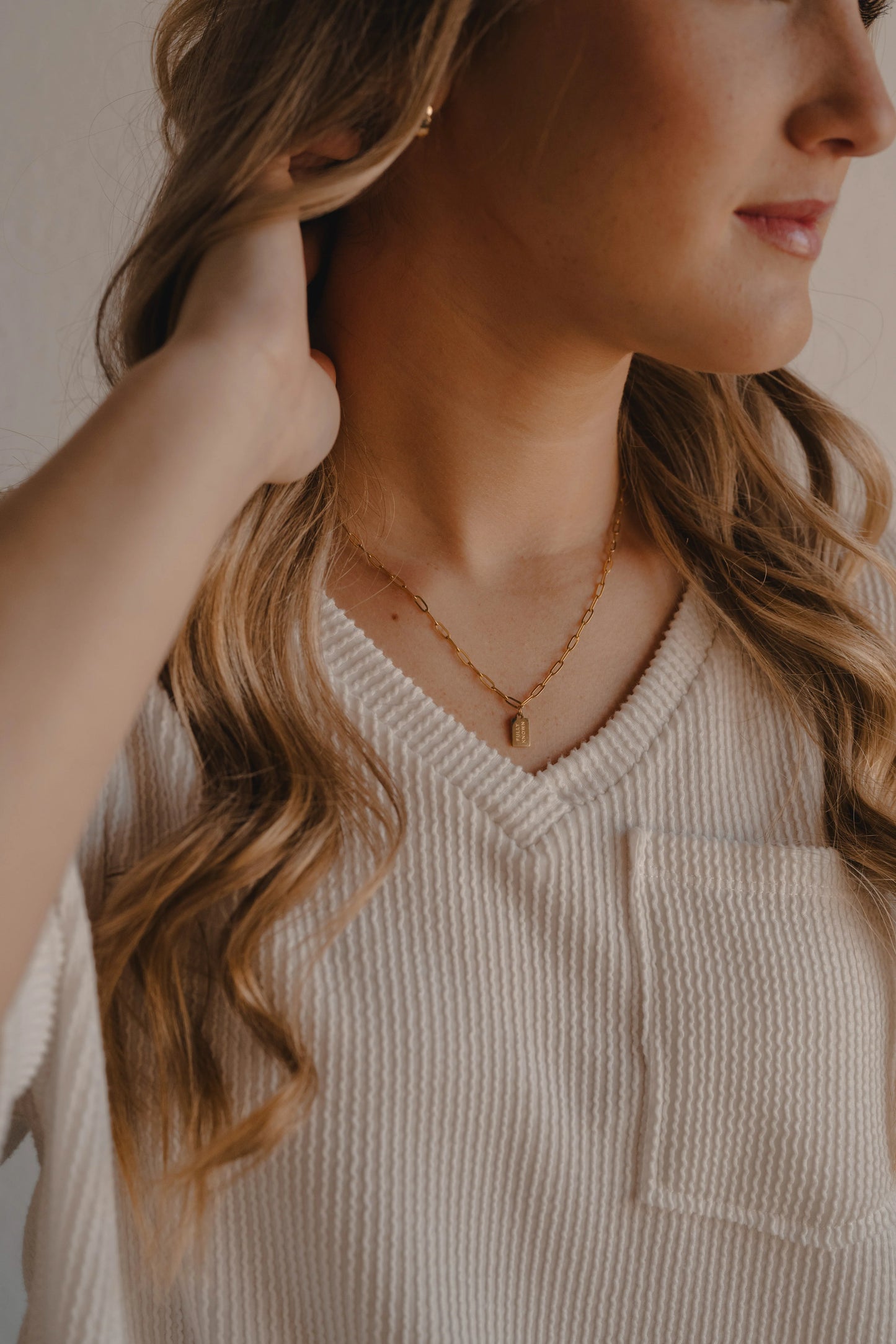 Fully Known Tag Necklace