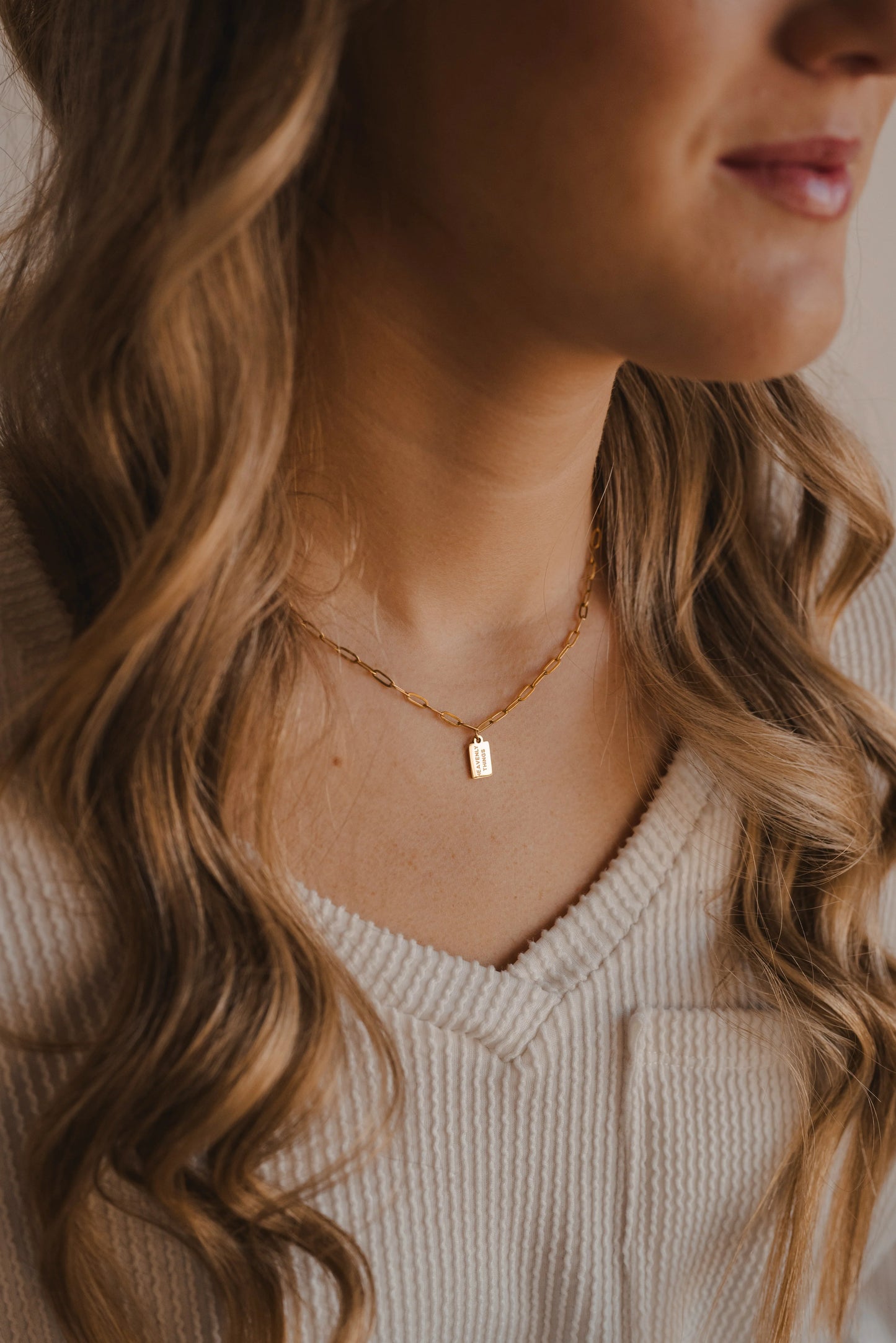 Heavenly Things Tag Necklace
