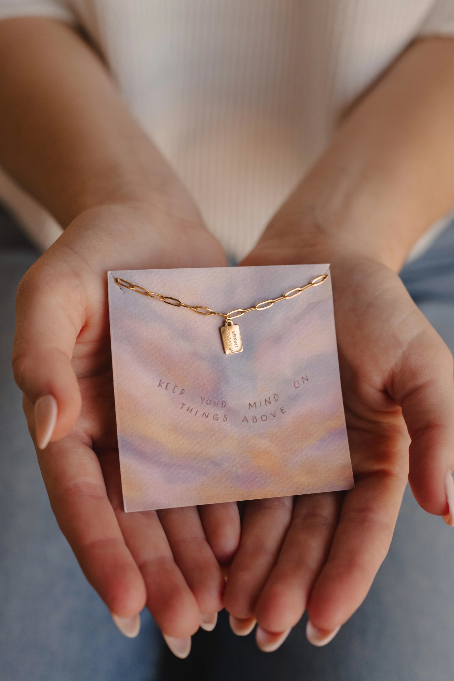 Heavenly Things Tag Necklace