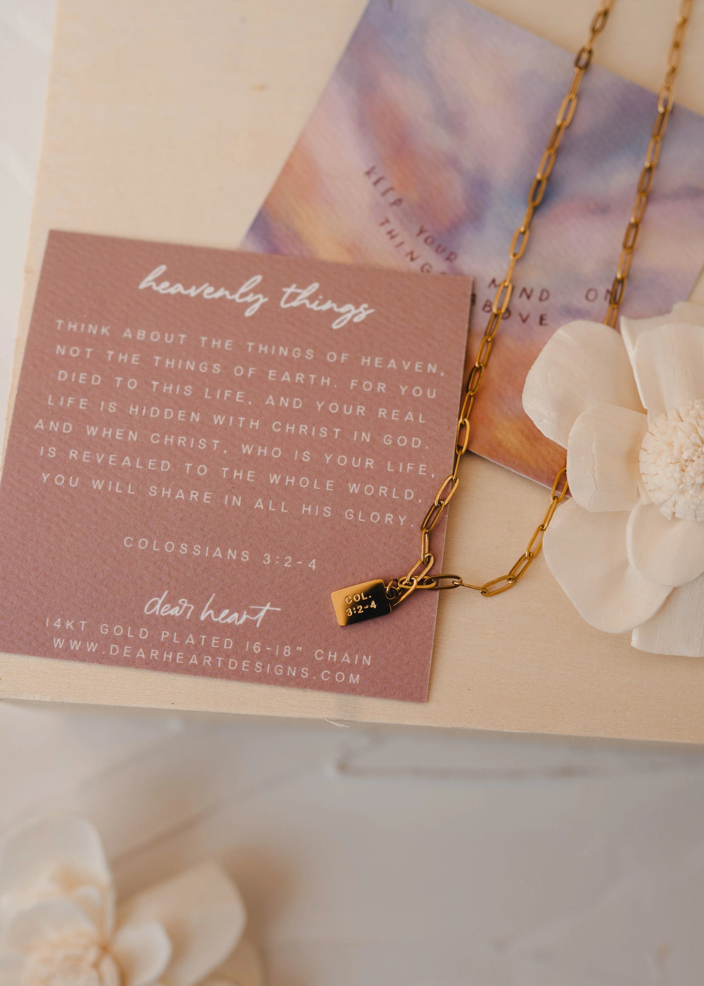 Heavenly Things Tag Necklace