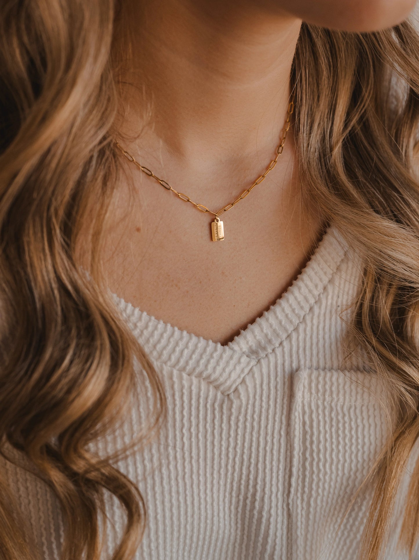 Heavenly Things Tag Necklace