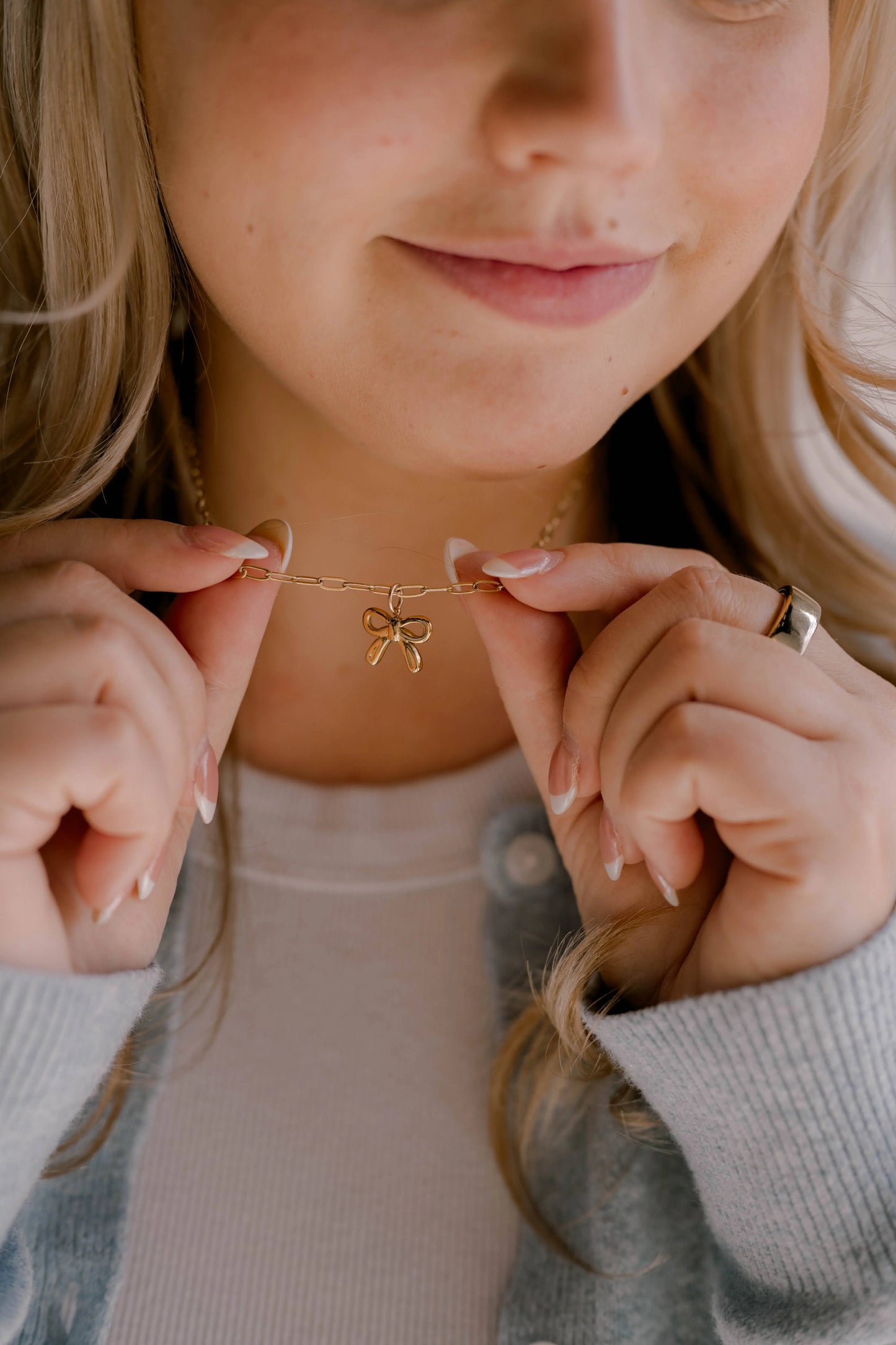 He Holds All Together Charm Necklace