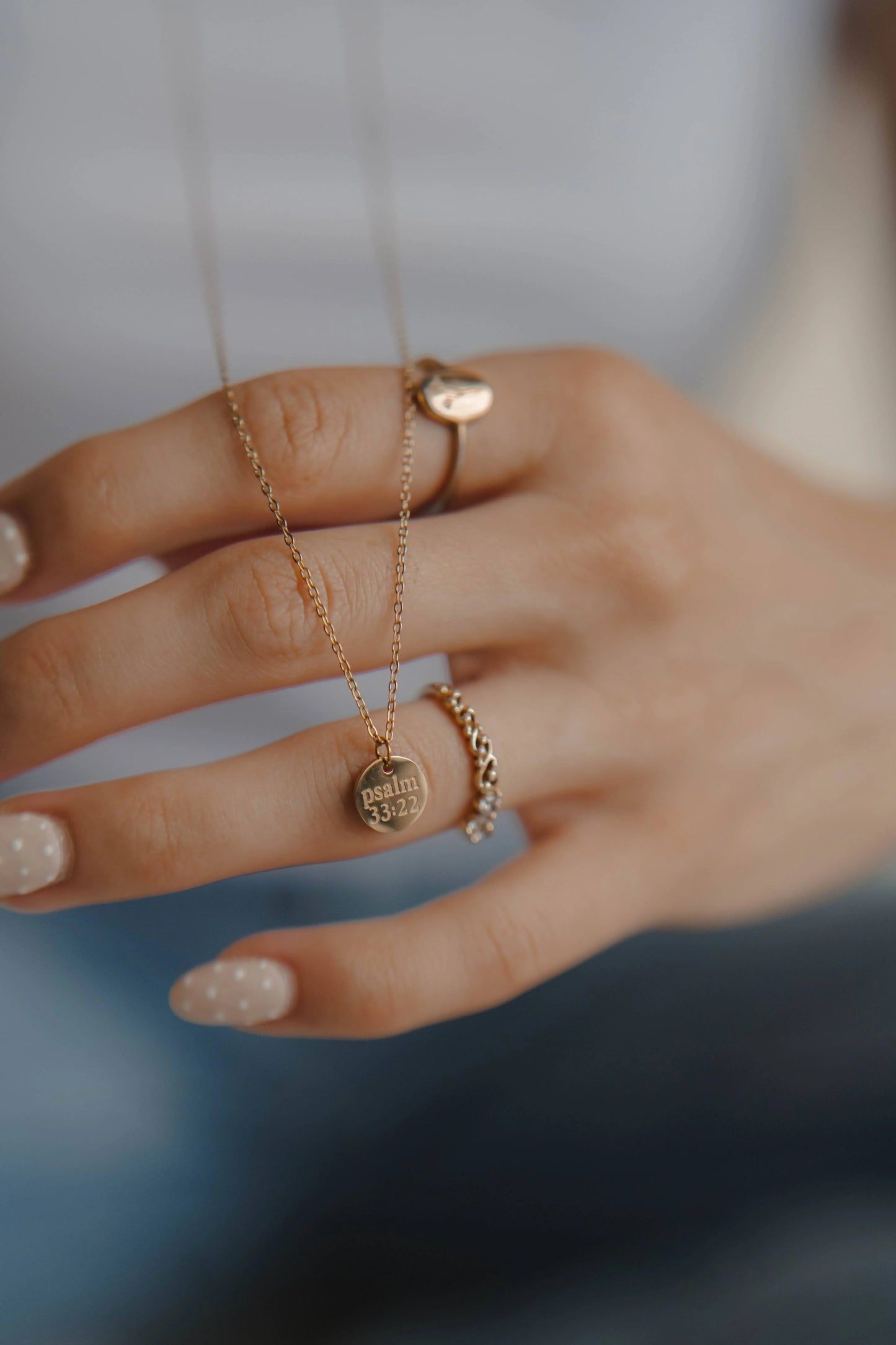 Hope Disc Necklace