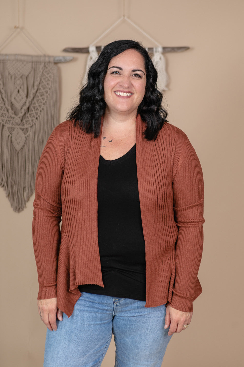 Open Rib Cardigan