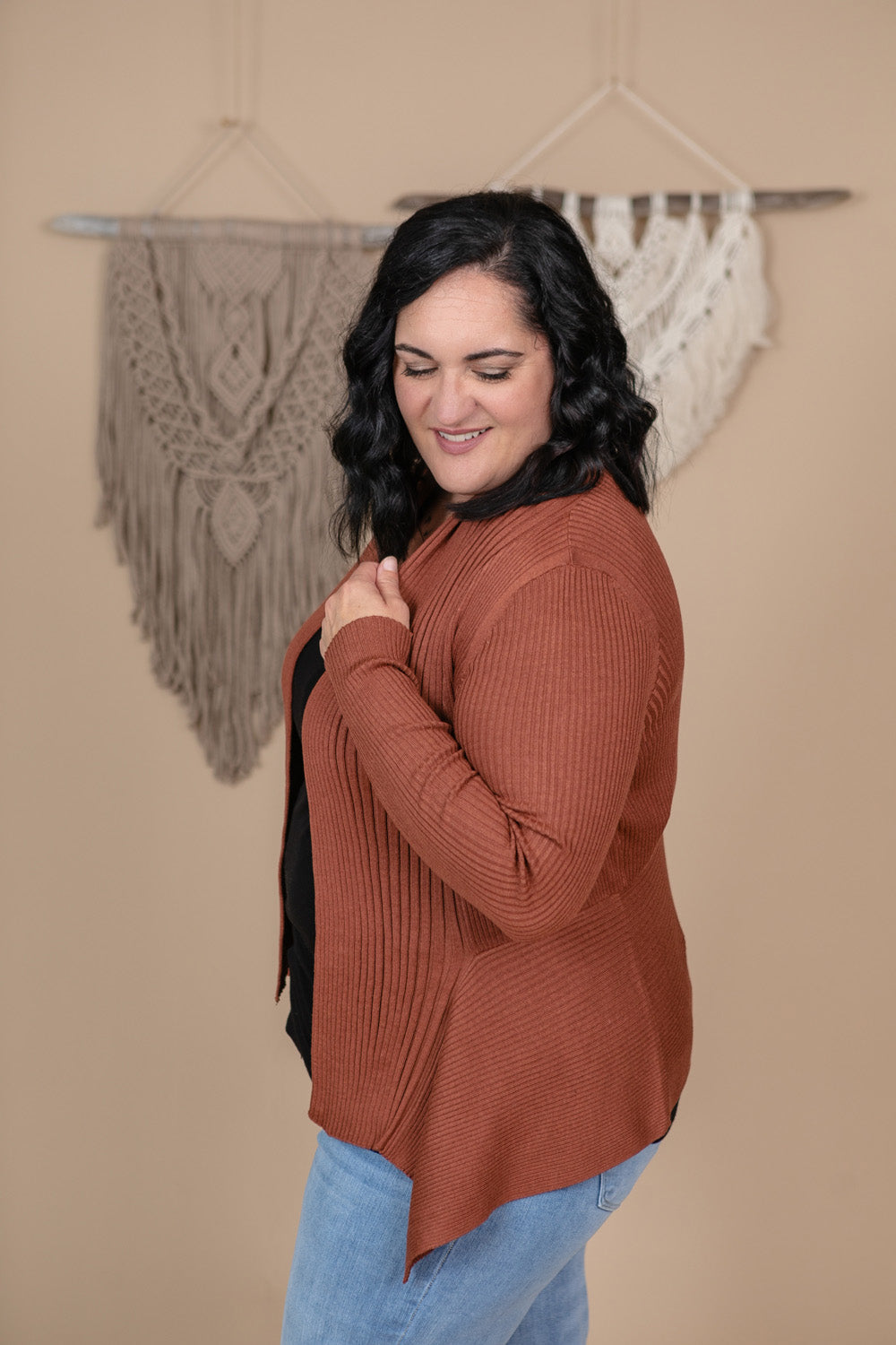 Open Rib Cardigan