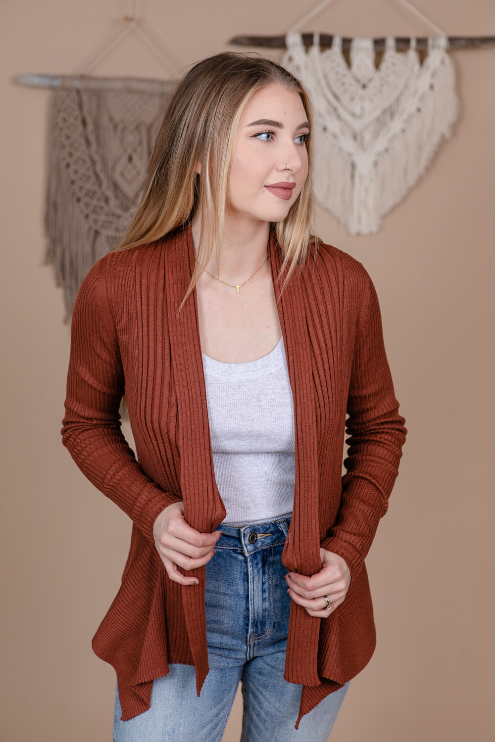 Open Rib Cardigan