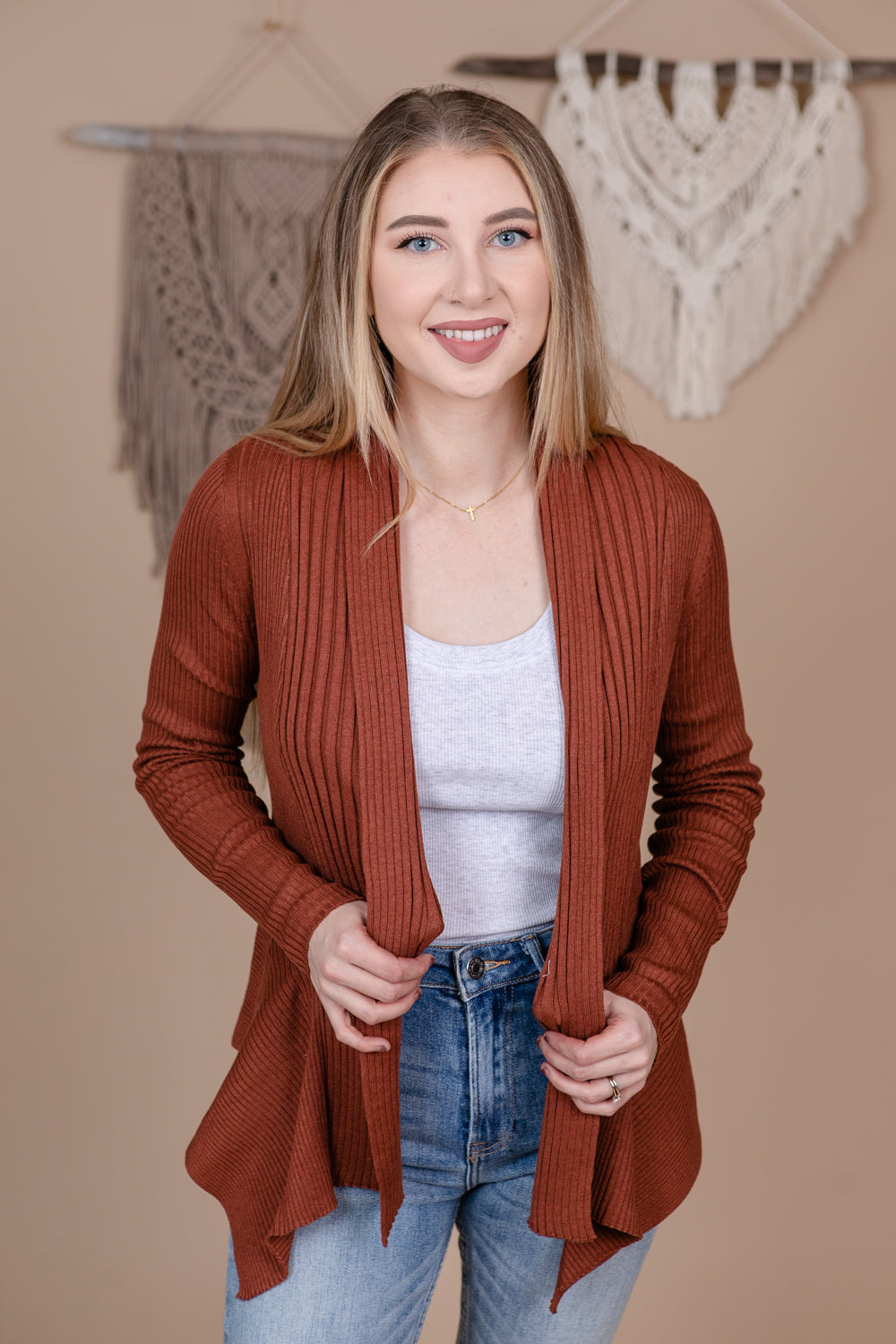 Open Rib Cardigan