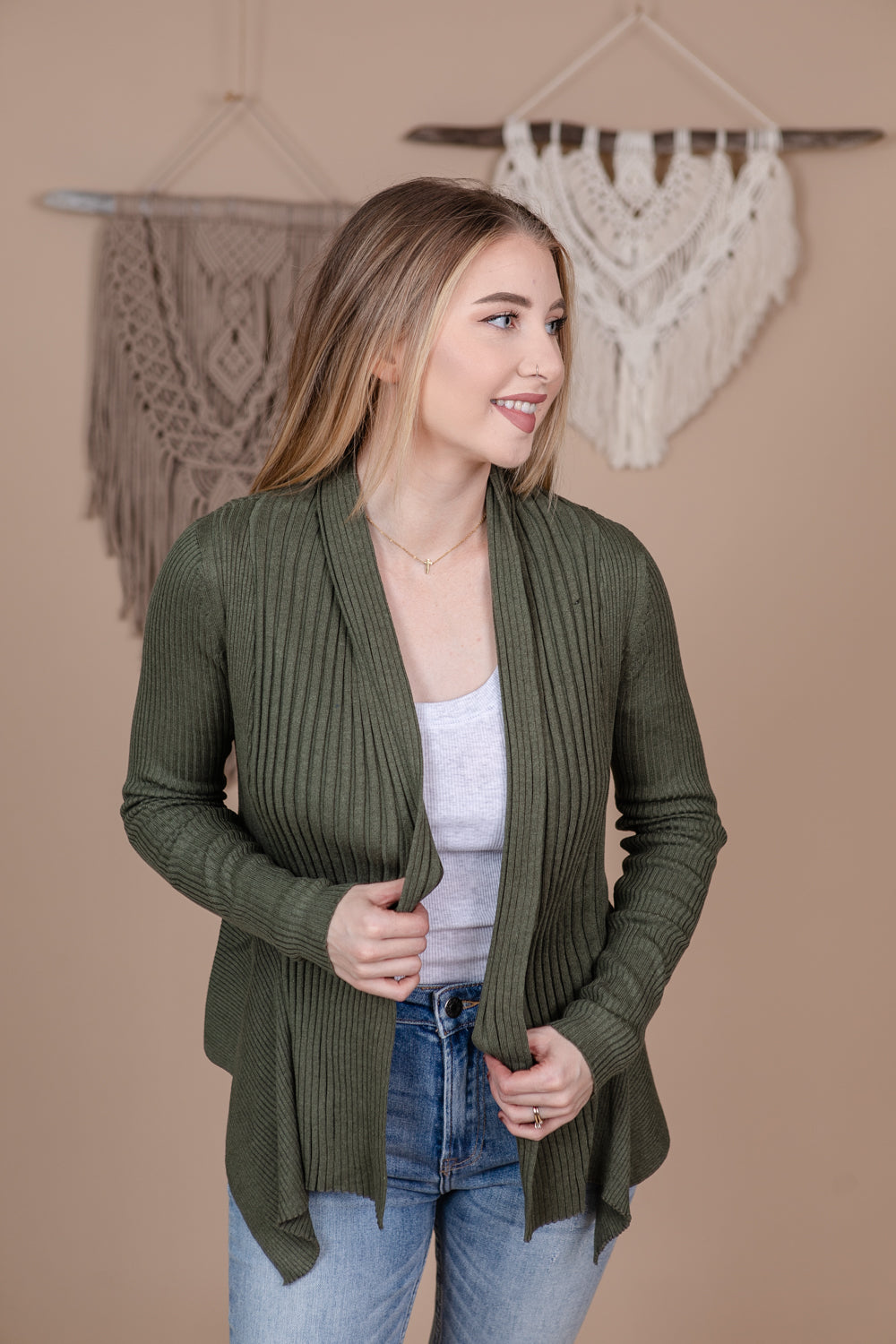 Open Rib Cardigan