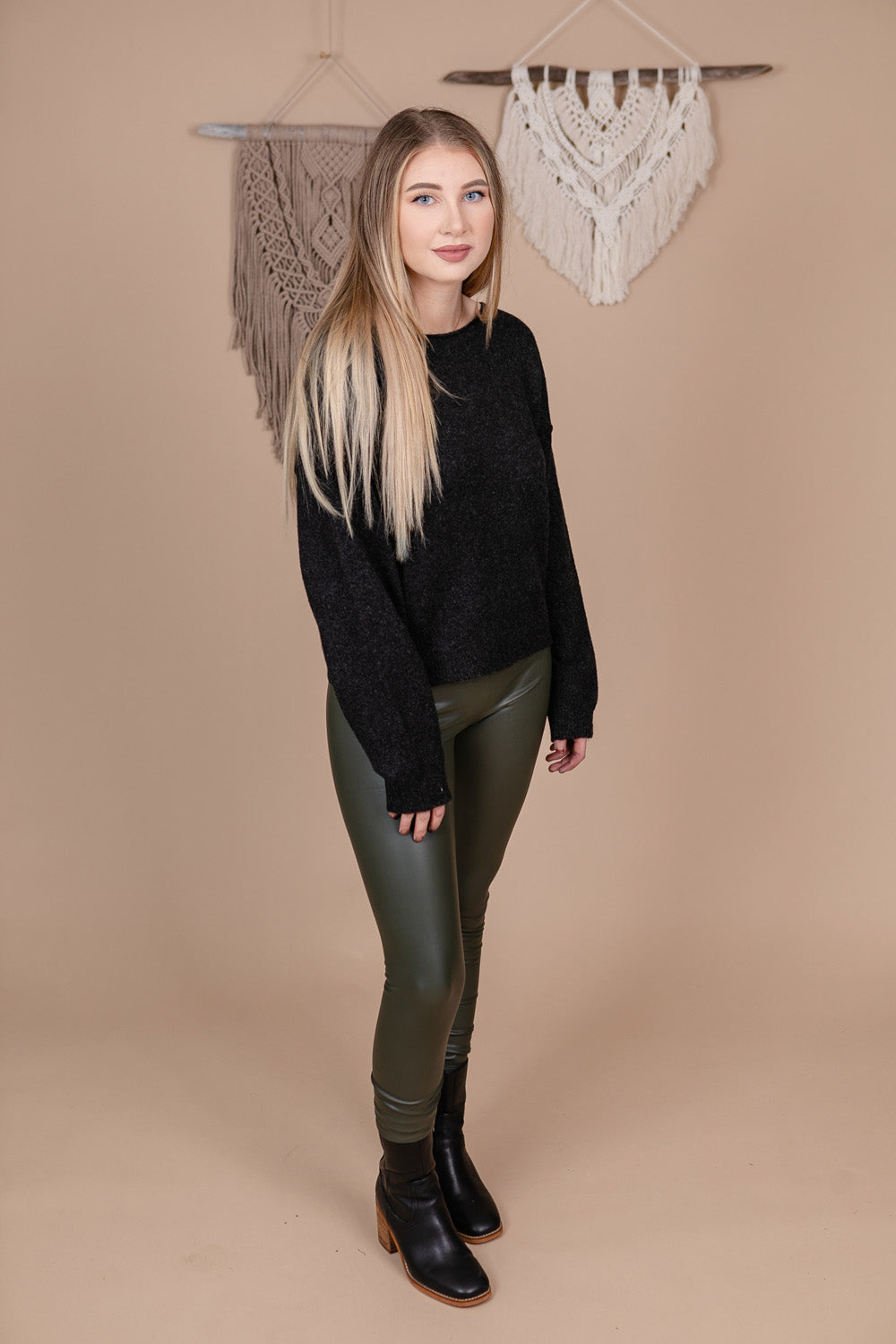 Delilah Vegan Leather Leggings