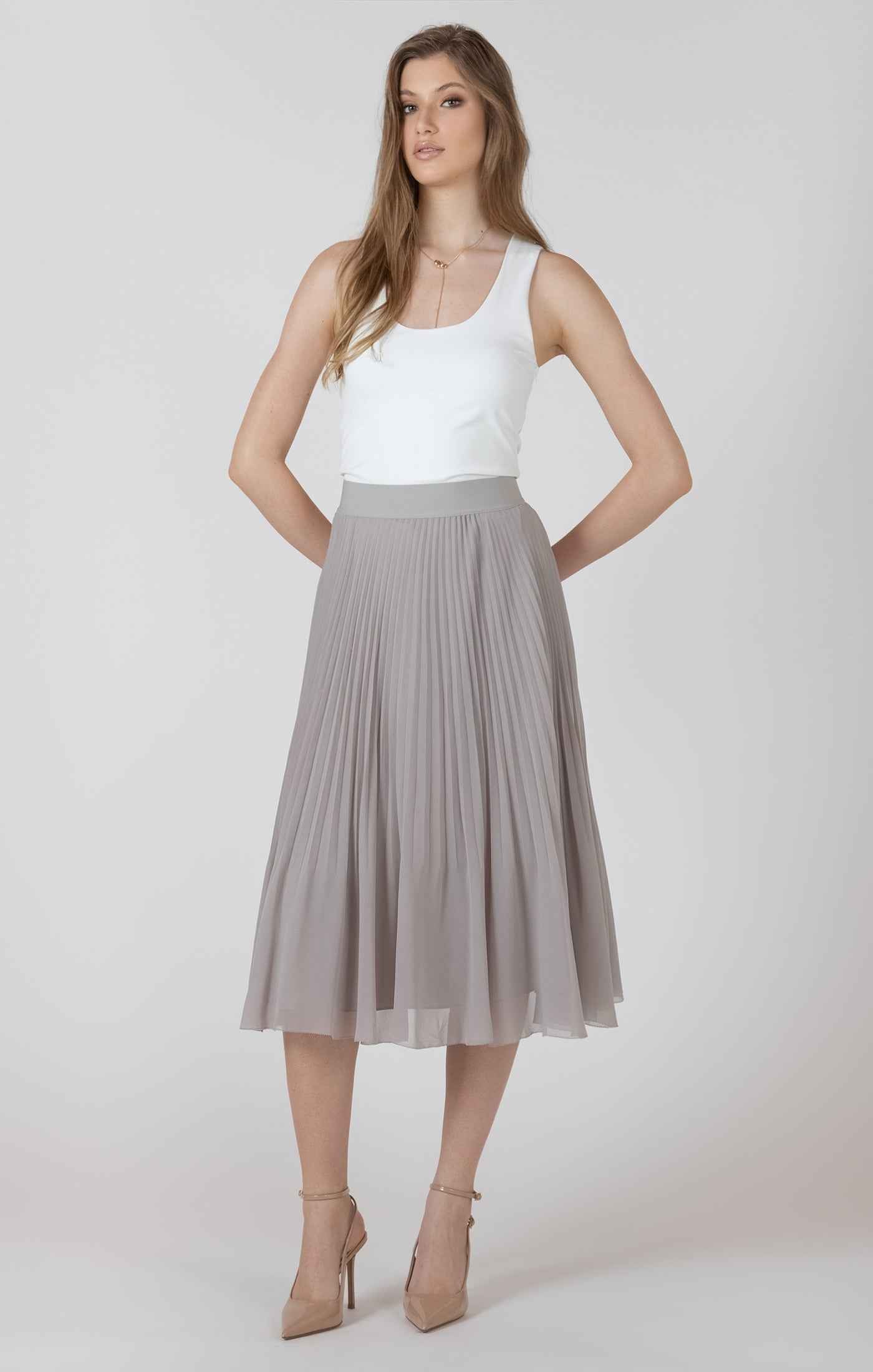 Jade Pleated Skirt