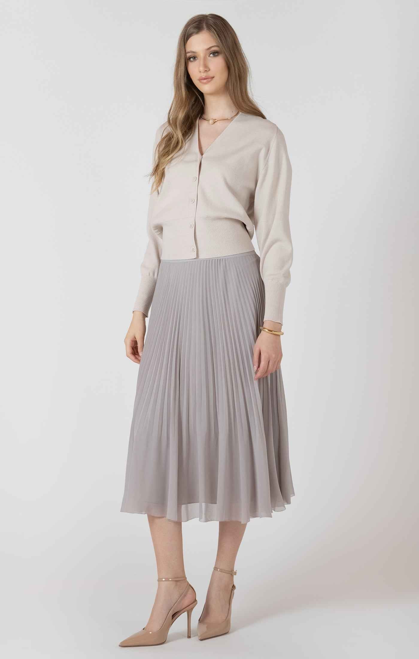 Jade Pleated Skirt