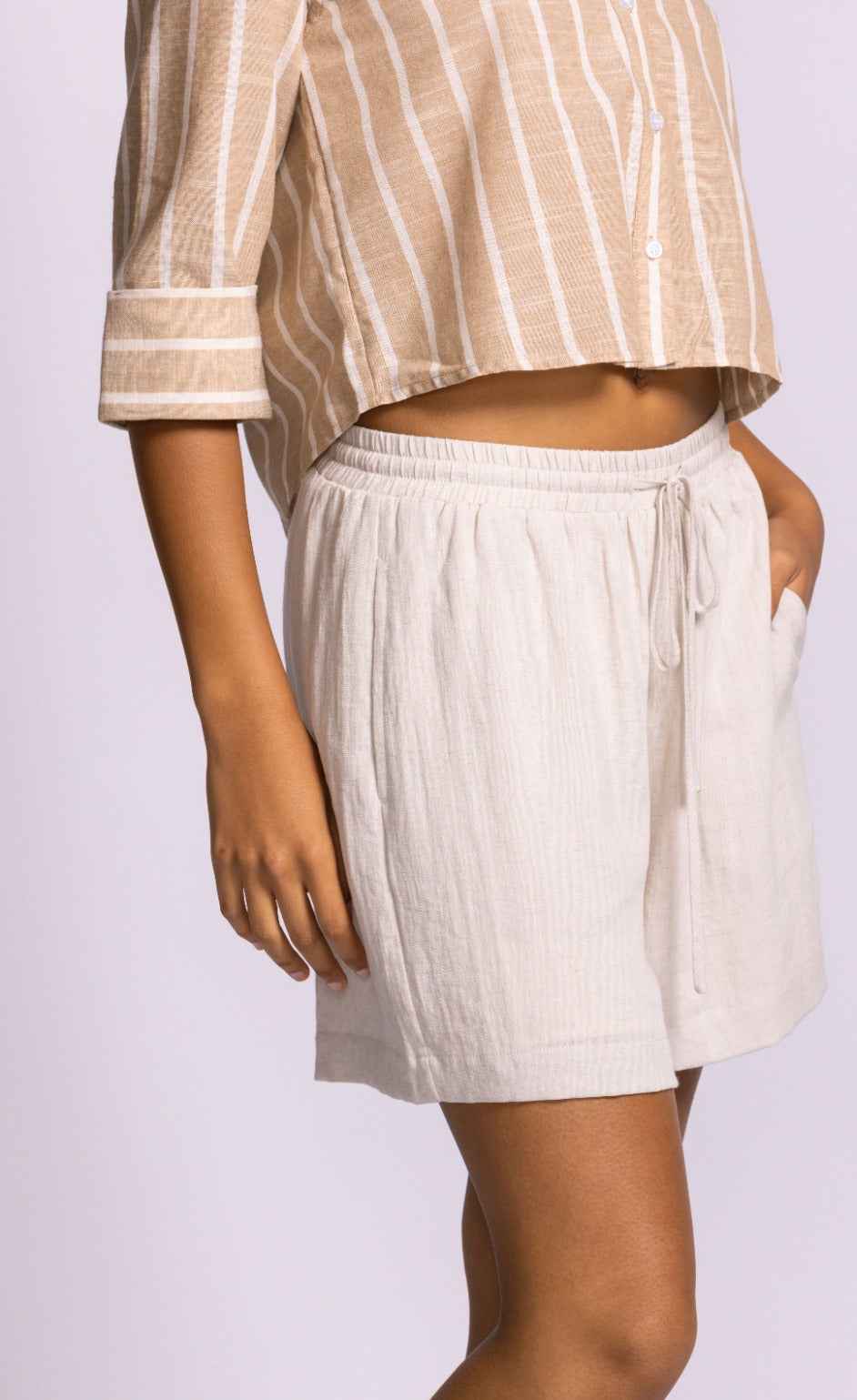 Killion Linen Blend Shorts