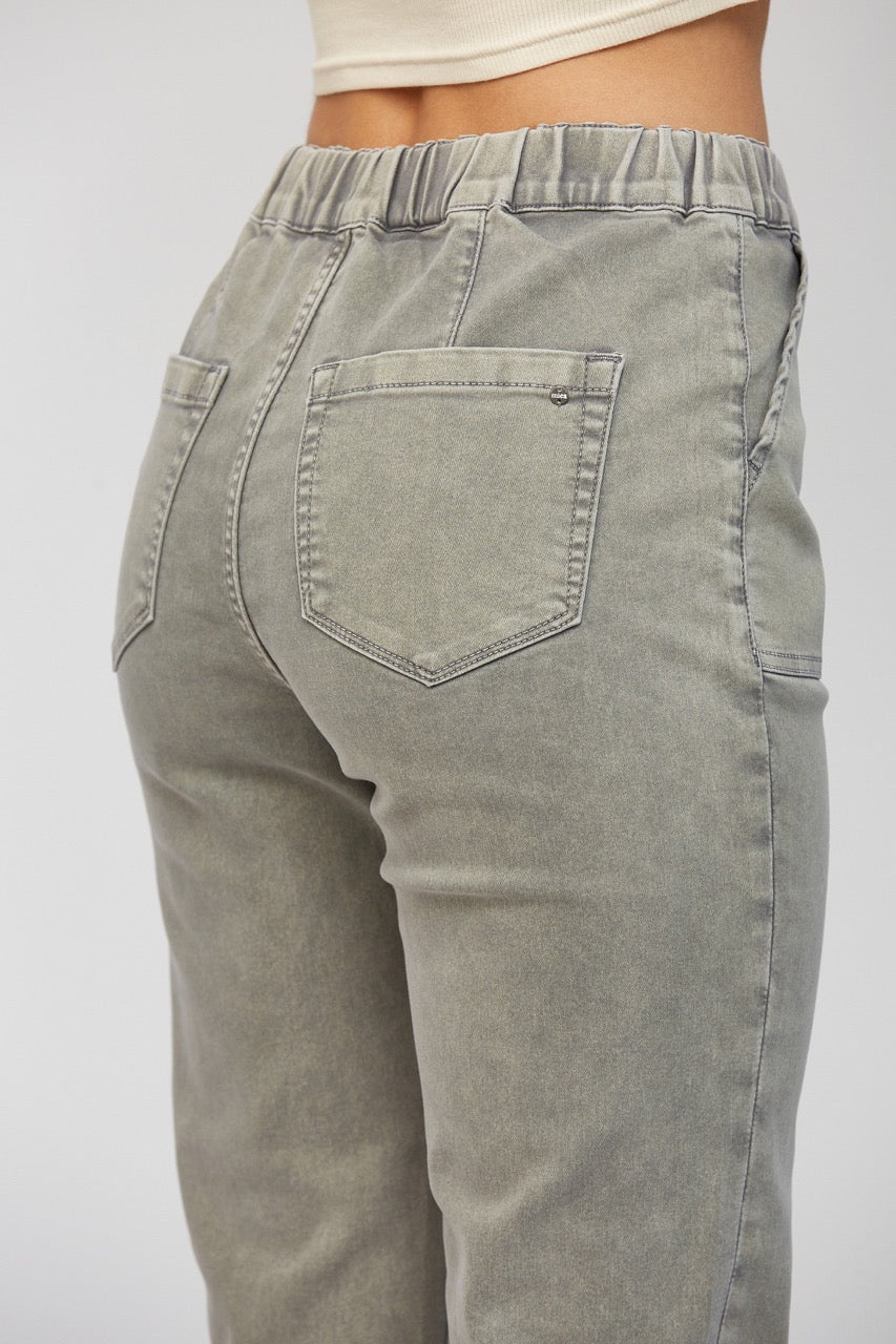 Lottie Denim Jogger - Straight & Arrow Boutique