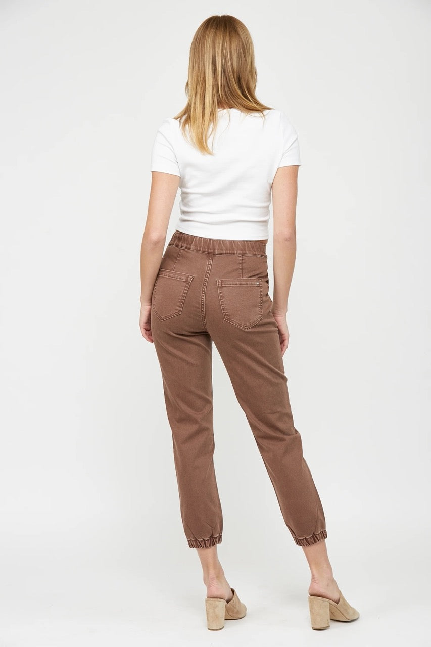 Lottie Denim Jogger - Straight & Arrow Boutique