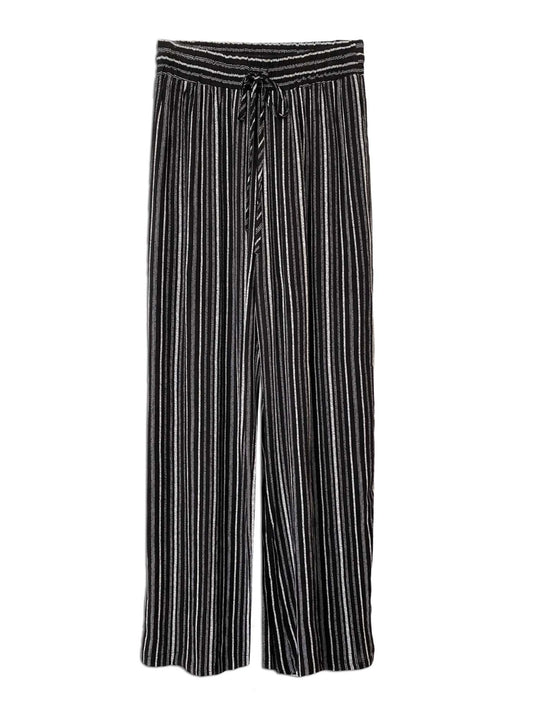 Sailor Striped Wide Cropped Pant