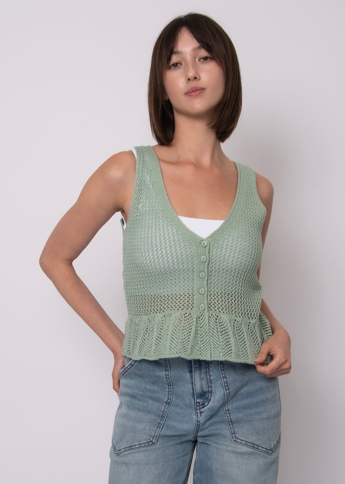 Malena Crochet Tank