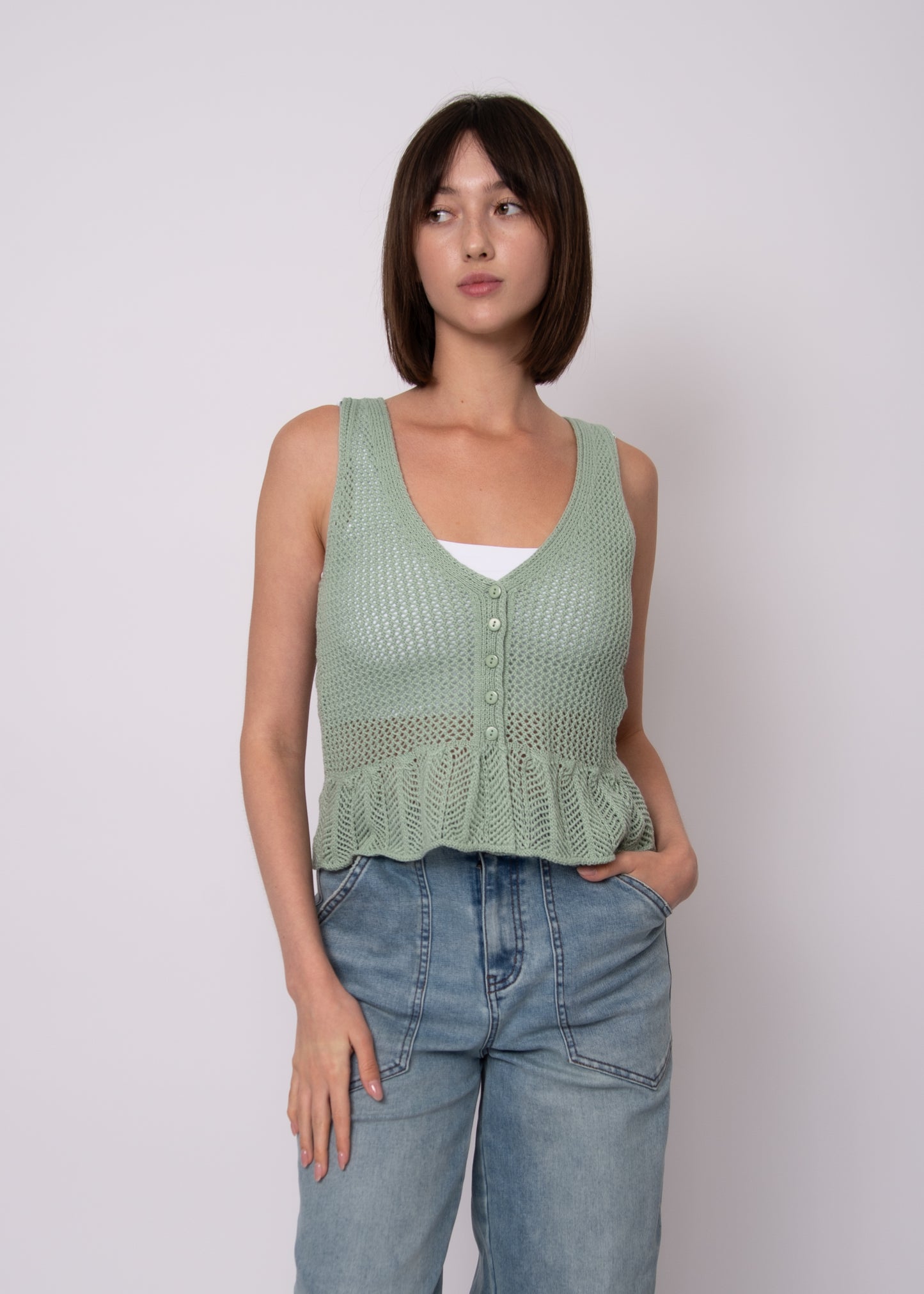 Malena Crochet Tank