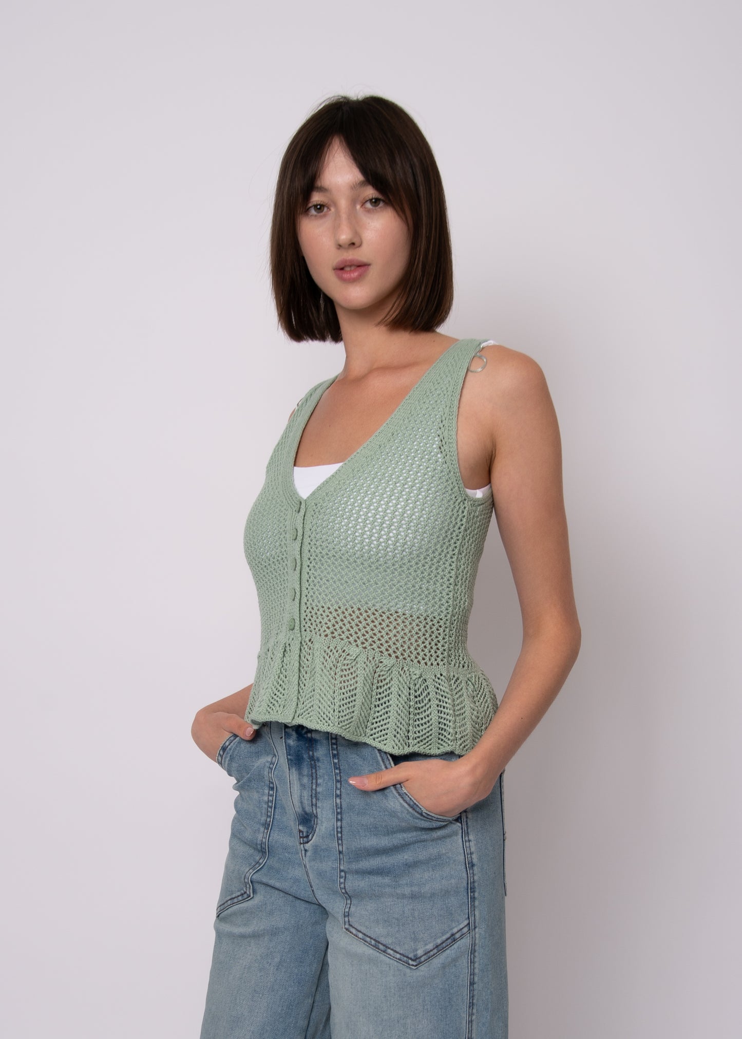 Malena Crochet Tank