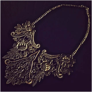 Bansuus Filigree Statement Necklace
