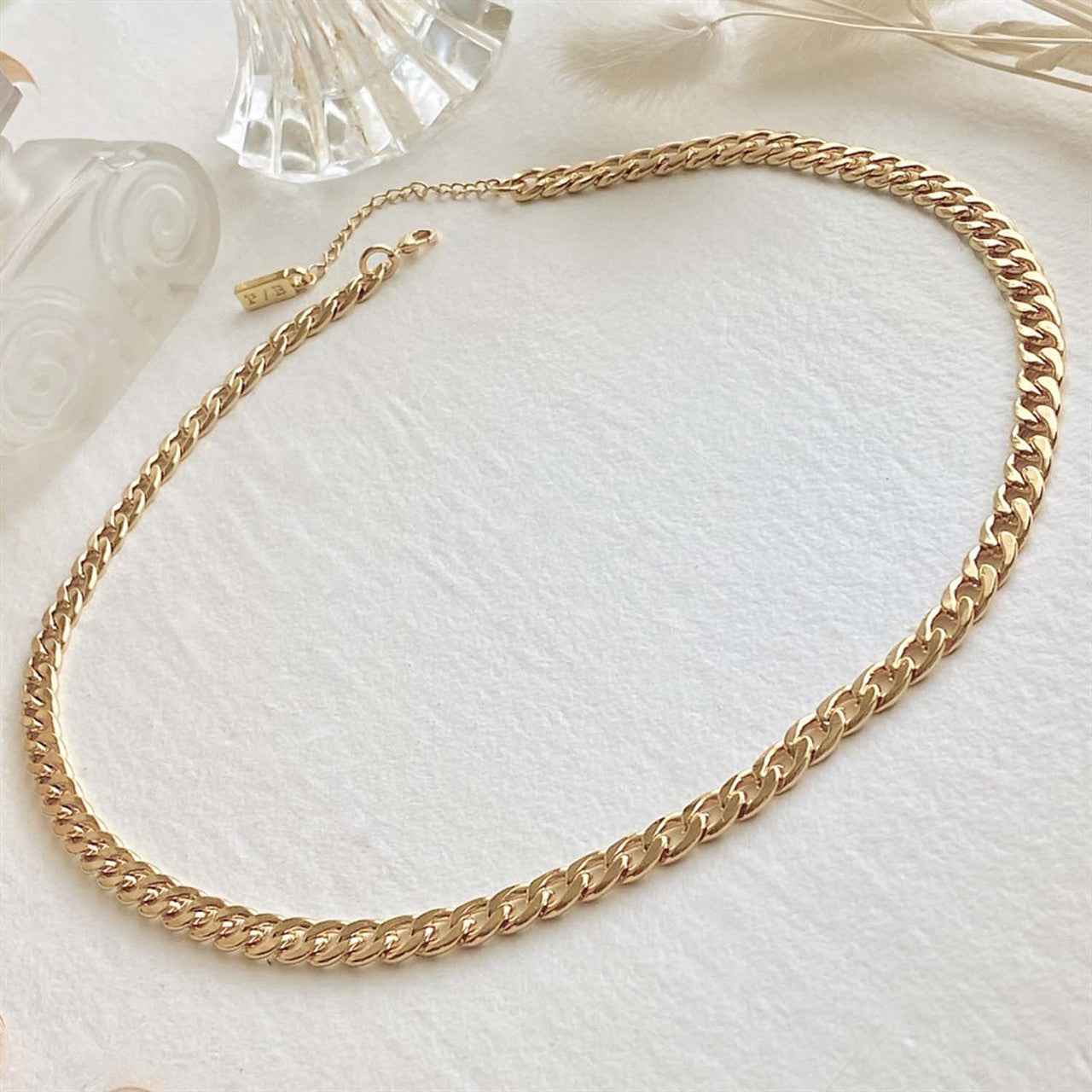 One Chain Large Link Chain Necklace