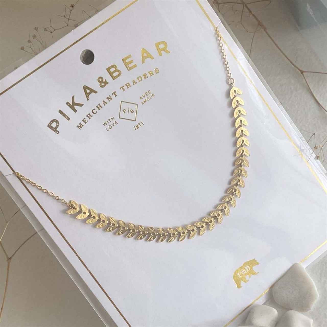 Laurel Leaf Chain Necklace
