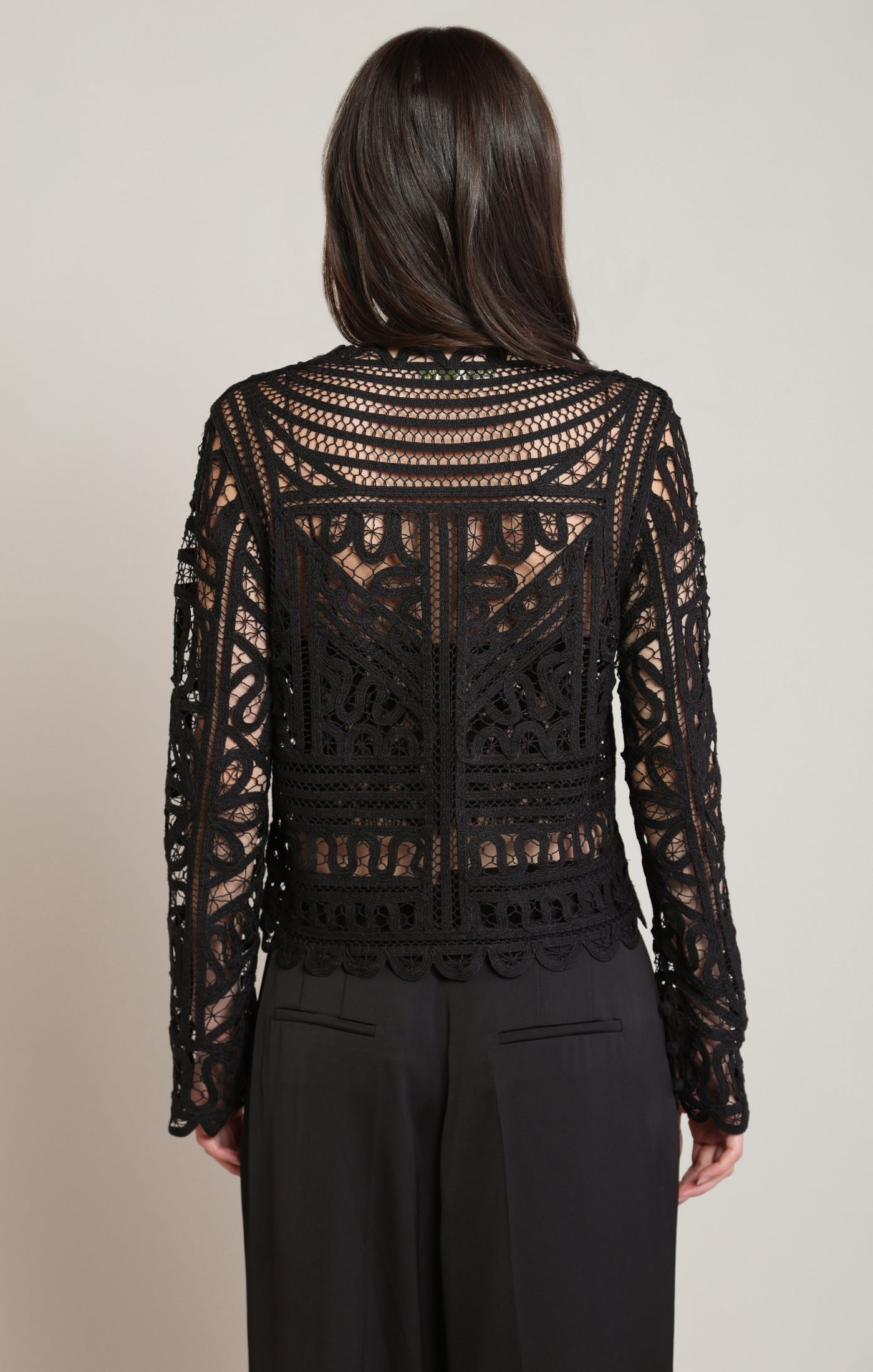 Noelle Crochet Lace Jacket