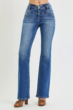 Josie Mid Rise Bootcut Jean