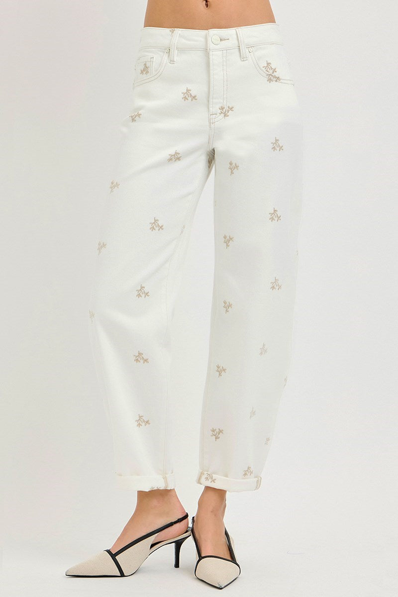 Ivy High Rise Barrel Jean