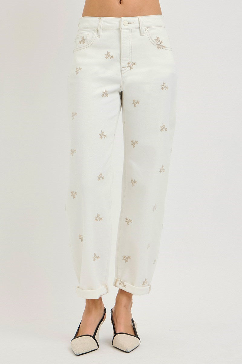 Ivy High Rise Barrel Jean