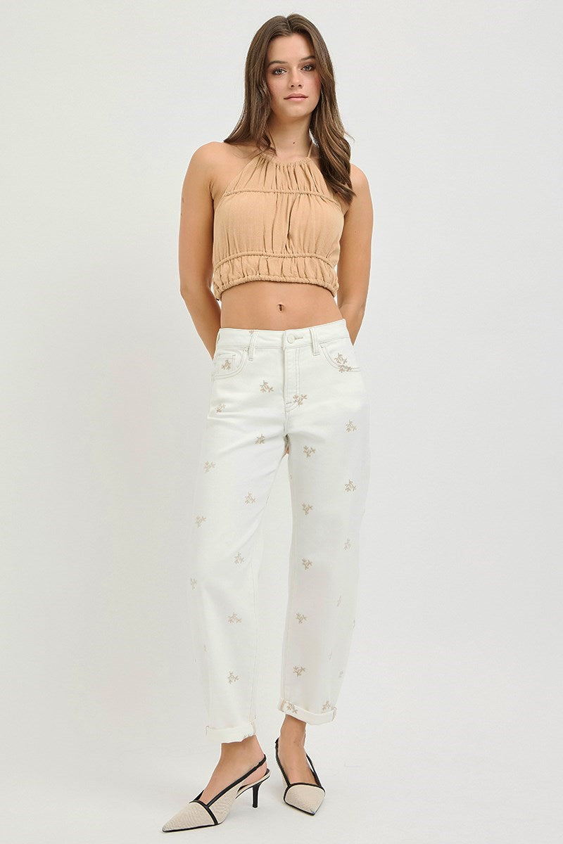 Ivy High Rise Barrel Jean