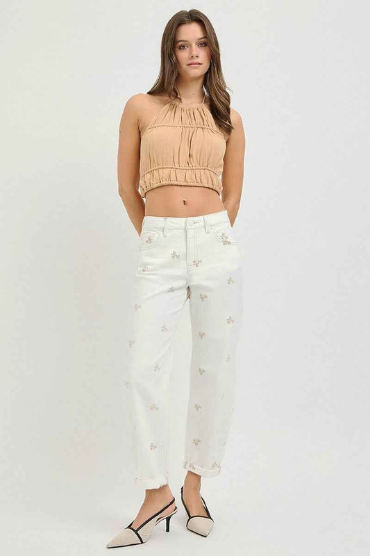 Ivy High Rise Barrel Jean