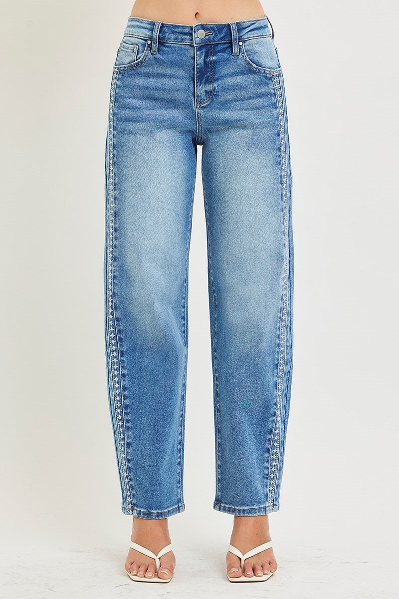 Nova Ankle Barrel Jean