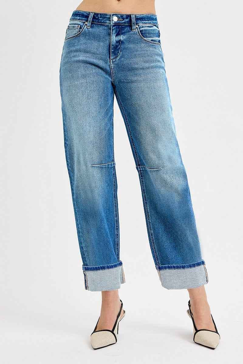 Tate Barrel Cuffed Jean