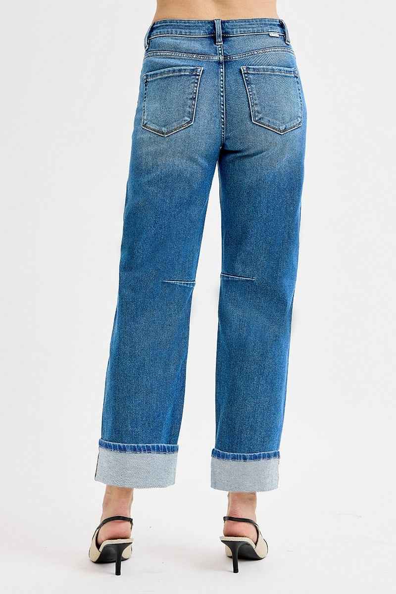 Tate Barrel Cuffed Jean
