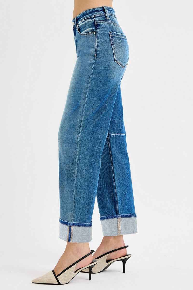 Tate Barrel Cuffed Jean