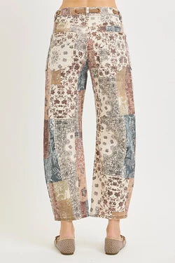 Wren Slouchy Crop Barrel Pant