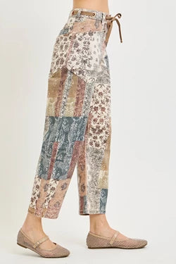 Wren Slouchy Crop Barrel Pant