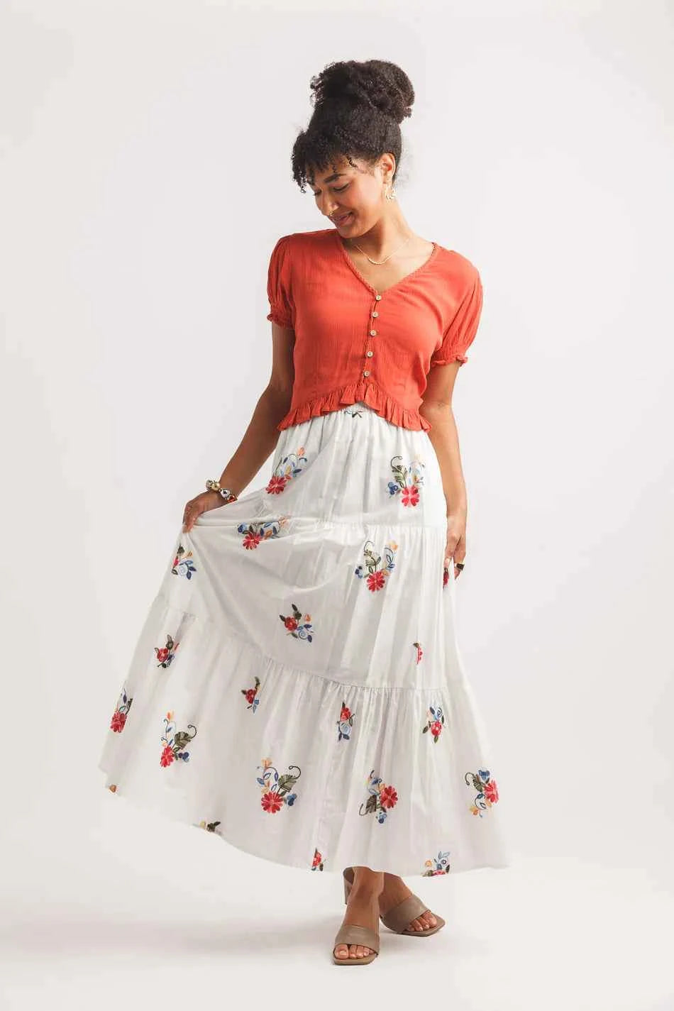 Quinn Cropped Blouse