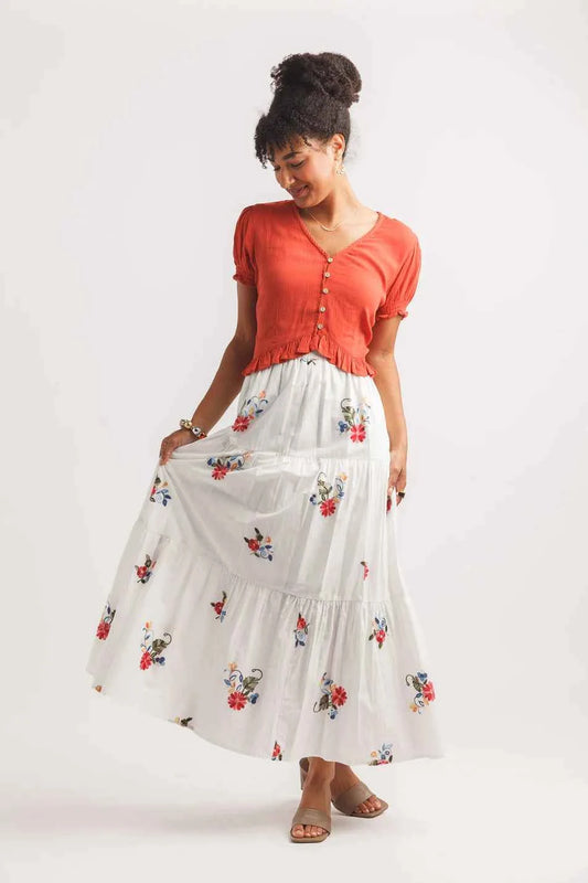 Quinn Cropped Blouse