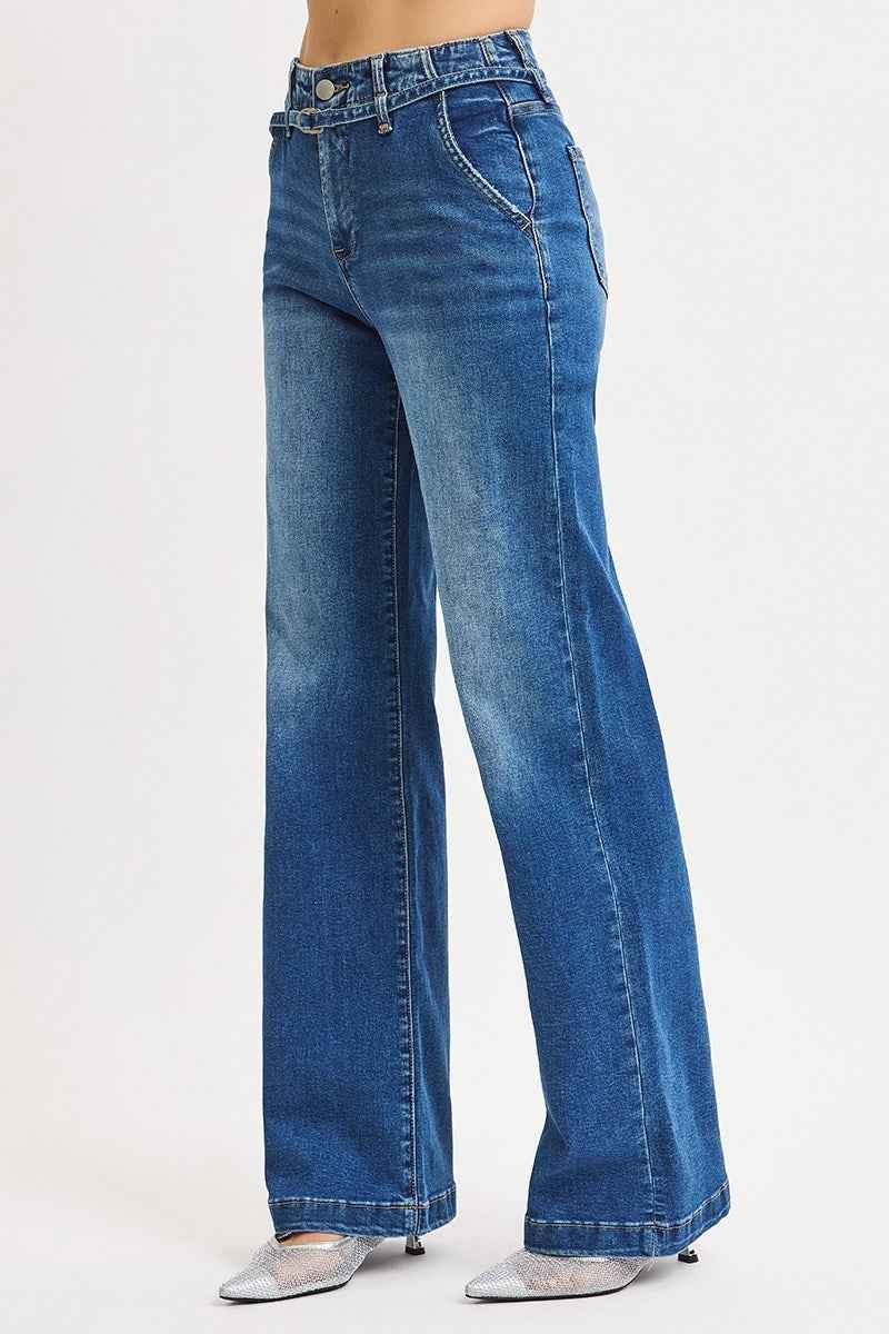 Marty Wide Leg Belted Jean
